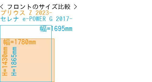 #プリウス Z 2023- + セレナ e-POWER G 2017-